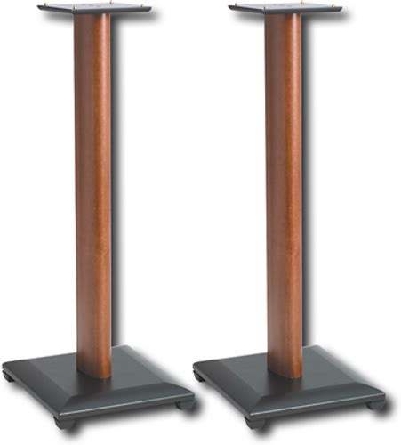 Customer Reviews Sanus Speaker Stands Pair Cherry Nf C Best Buy