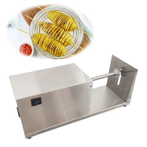 Intsupermai Electric Potato Tower Cutter Spiral Cutting Potato Chip