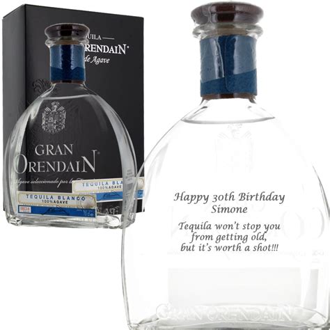 Personalised Gran Orendain Blanco Tequila Cl Prestige Drinks