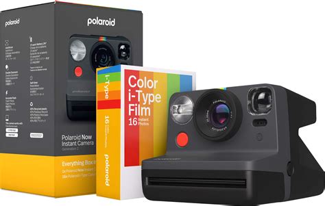 Polaroid Now Instant Film Camera Bundle Generation Black Best Buy