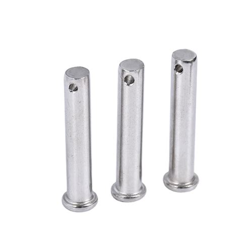 Din Stainless Steel Flat Head Clevis Pins Grooved Clevis Pins With