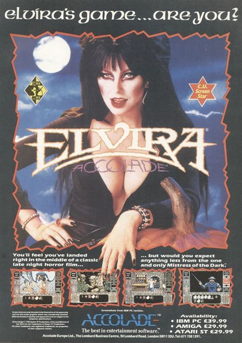 Sexy Mame On Twitter RT GameMagPrintAds Elvira Source Raze 4