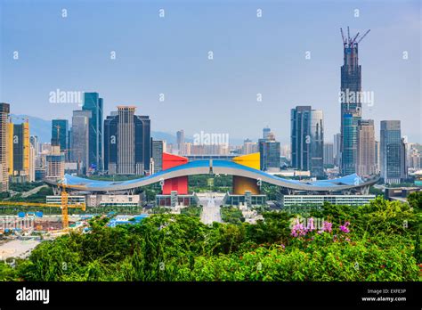 shenzhen futuristic building  res stock photography  images alamy