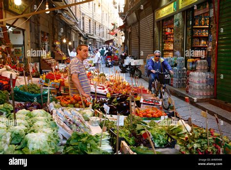 Vucciria Market Palermo Sicily Stock Photo Alamy