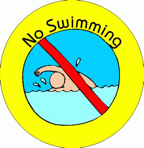 Noswimming Clipart Noswimming Clip Art