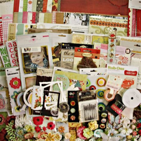 Mystery Box Of Scrapbook Goods Scrapbook Diaries Mystery Box Paper