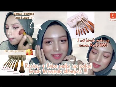 BRUSH MAKE UP UNTUK PEMULA PALING MURAH DISHOPEE NAKED 5 BRUSH