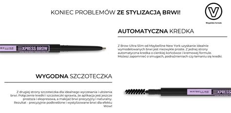 Maybelline Brow Ultra Slim Automatyczna Kredka Do Brwi Makeup Pl