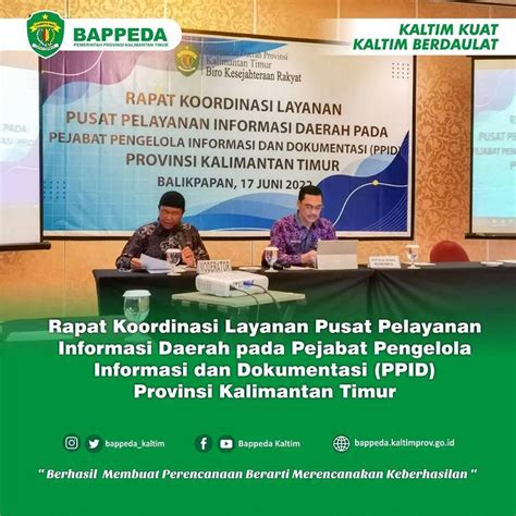 Rapat Koordinasi Layanan Pusat Pelayanan Informasi Daerah Pada Pejabat