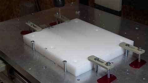 Cnc Vacuum Fixture Plate Part Youtube