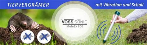 Voss Sonic Moleex Maulwurfvertreiber Maulwurfabwehr Maulwurfschreck