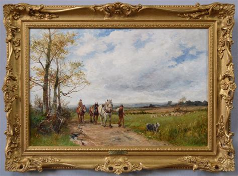 David Bates B1840 Early 20th Century Worcestershire Landscape Oil