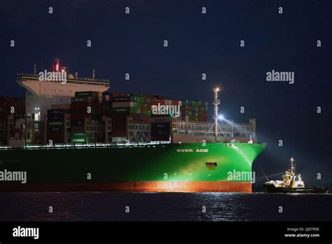 The World S Largest Cargo Ship Ever Ace Holder Of The Record For Most