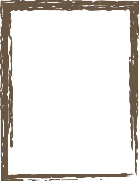 Brown Border Frame Png Image Png Mart