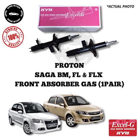 PROTON SAGA BLM FL FLX DEPAN FRONT KYB KAYABA EXCEL G ABSORBER GAS