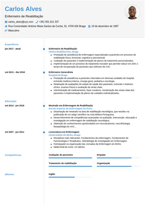 Exemplos De Curriculum Vitae Cvwizard