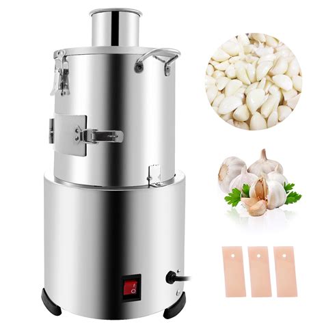 VEVOR 110V Whole Garlic Peeling Machine Electric 25KG/H 200W Automatic Stainless Steel Time and ...