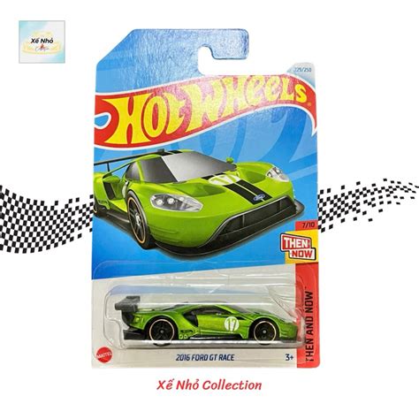 Xe mô hình Hot Wheels basic Ford GT Race Shopee Việt Nam