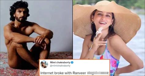Bengali Actress Mimi Chakraborty Reacts To Ranveer Singhs Naked Photoshoot Catch Details The