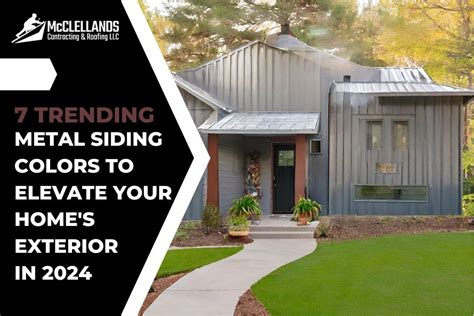 7 Metal Siding Colors To Elevate Your Home's Exterior