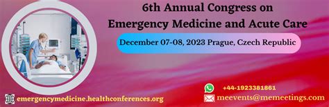 Emergency Medicine Congress Acute Care Conferences Gynecological Emergency Emergency