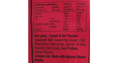 Jack Link S Sweet Hot Beef Jerky 310g SuperStore NZ