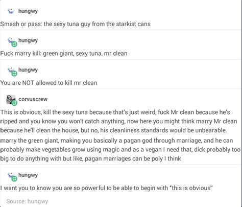 Fuck Marry Kill R Tumblr