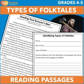 Folktales Fable Fairy Tale Teaching Resources Tpt