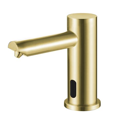 Available Now Bathselect Minimalist Modern Brushed Gold Sensor Soap Dispenser Online