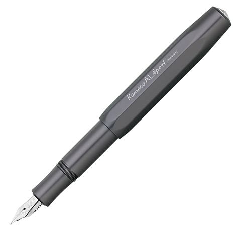 Kaweco Al Sport Fyllepenn Bb Mm Anthracite Tegne No