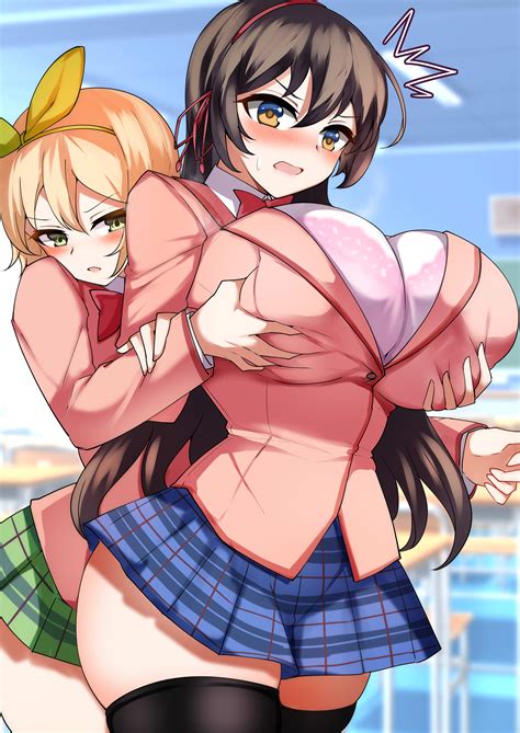 Tokihara Sayuki And Koga Yuika Kawaikereba Hentai Demo Suki Ni Natte Kuremasu Ka Drawn By