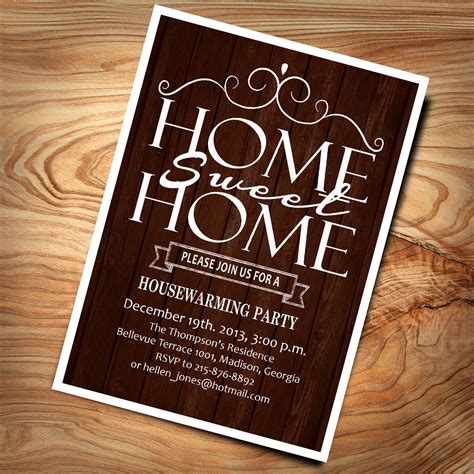 Modern Housewarming Invitation / Digital Printable Invitation