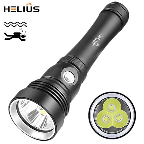 Helius 3 Xhp70 Glare Diving Deep Sea Operations Patrol LED Flashlight