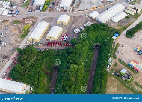 Aerial Shot of Leavesden Studios Film Sets Outside the City Editorial ...