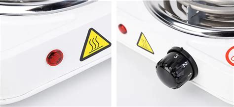 Mini Double Electric Hot Plate Stove Household Cooking Furnace Thermostat Hot Milk Cooker Travel