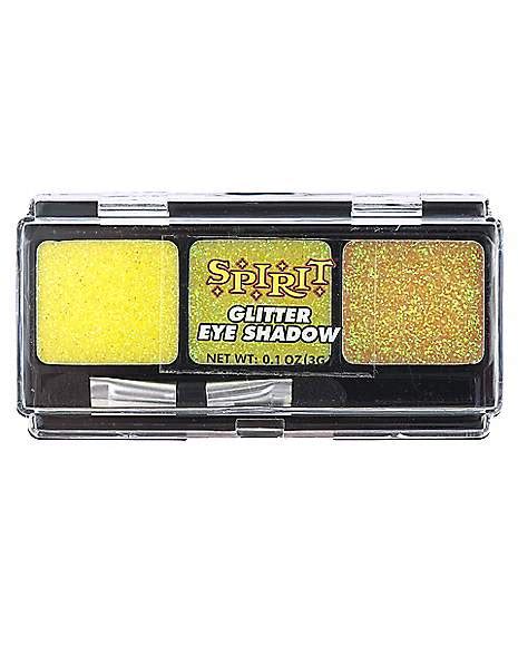 Yellow Glitter Eyeshadow - Spirithalloween.com