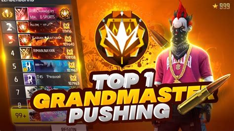 New Session Cs Ranked😎👿rank Push To Top 1 Grandmaster Free Fire India