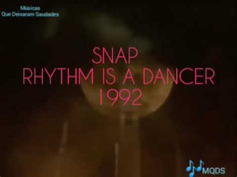 SNAP RHYTHM IS A DANCER 1992 YouTube