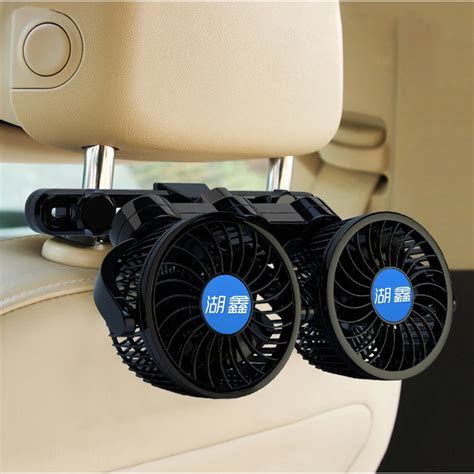 Ventilador De Doble Cabezal Para Coche Enfriador De Aire El Ctrico