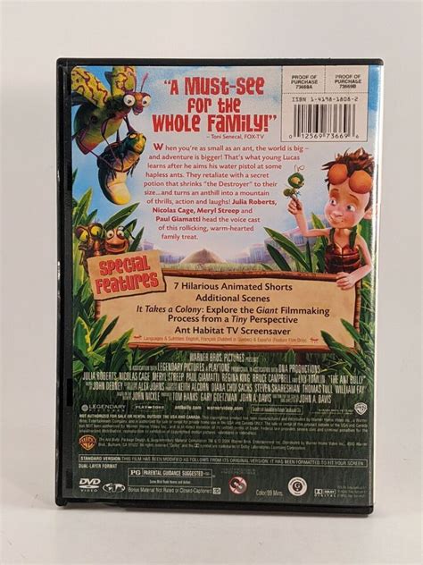 The Ant Bully Dvd Full Frame Ebay