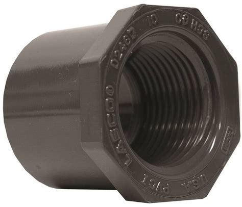 Genova Pipe Reducing Bushing X In Spigot X Fip Pvc