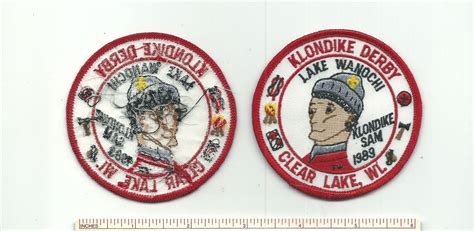 DQ SCOUT BSA 1989 INDIANHEAD COUNCIL LAKE WANOCHI KLONDIKE DERBY MERGED