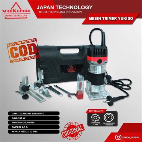 Jual Mesin Propil Kayu Yukido AB 370 Wood Trimmer Yukido AB 370 Router