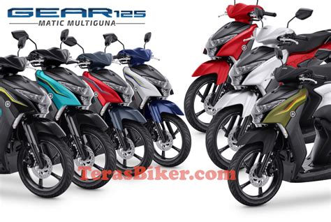 Makin Sporty Ini Dia Pilihan Warna Baru Yamaha Gear 125 2022