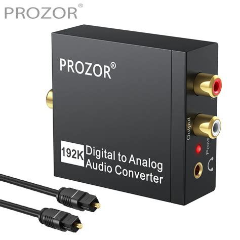 Prozor convertidor DAC Digital a analógico adaptador de Audio con