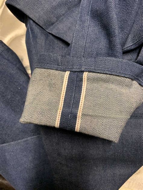 Naked Famous Workmans Blue Selvedge Gem