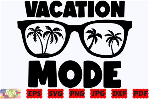 Vacation Mode Svg Summer Svg Beach Graphic By