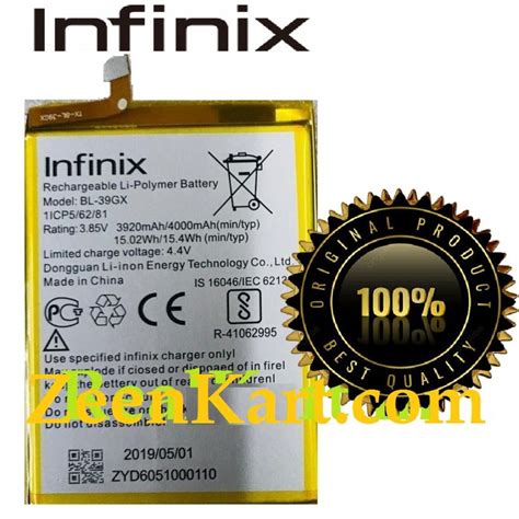 Original Infinix Hot S3 X573 X573B Hot 6 Pro X608 Battery BL