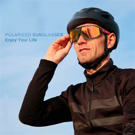 Rockbros Polarized Sports Cycling Uv400 Protection Sunglasses