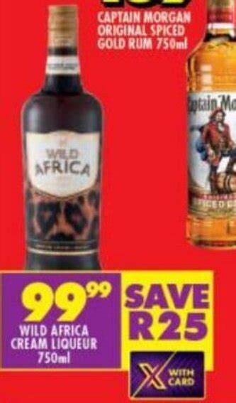 Wild Africa Cream Liqueur 750ml Offer At Shoprite Liquor